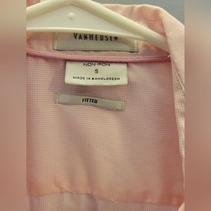 Pink button down dress shirt